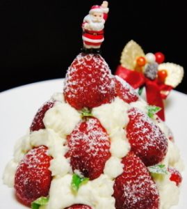レシピブログ簡単・低糖質クリスマスケーキ