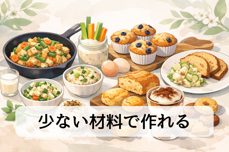 少ない材料でできるおからの定番と時短アイデア！おかず・作り置き・おやつ