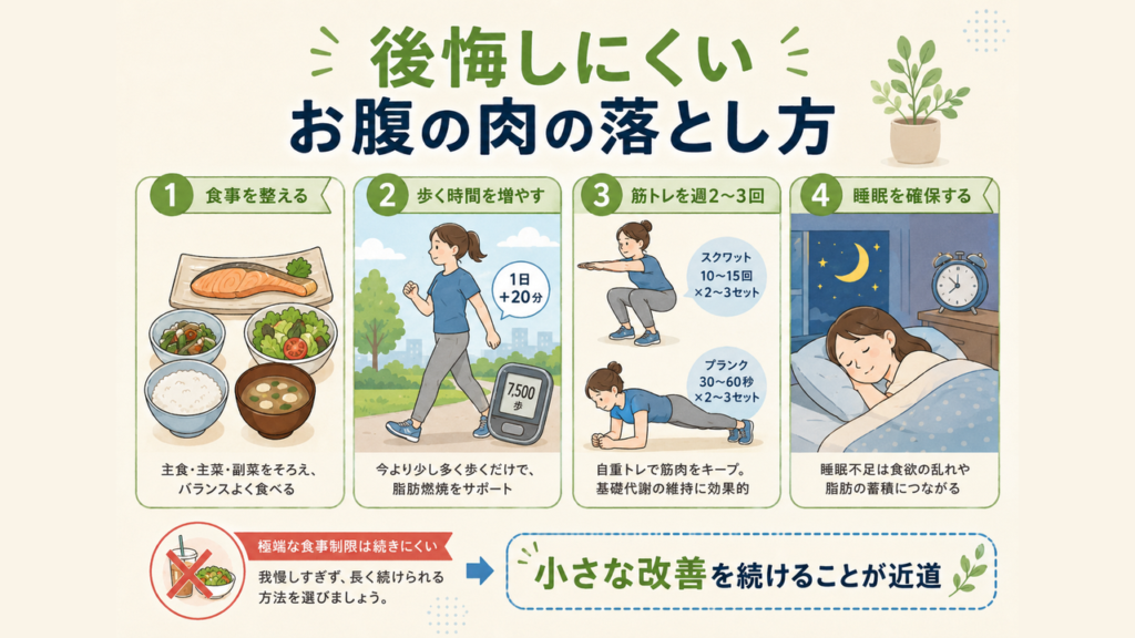 後悔しない食事の見直し方