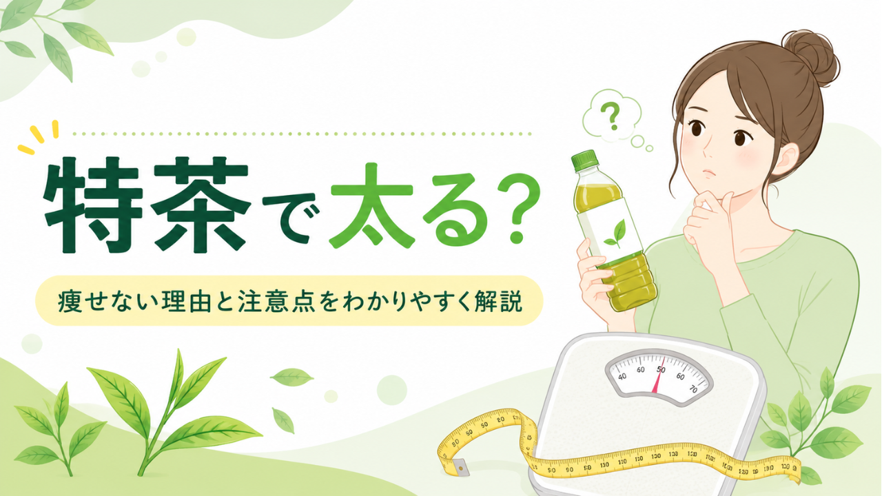 特茶で太るのは本当？カロリー・効果・飲み過ぎの注意点と痩せない理由