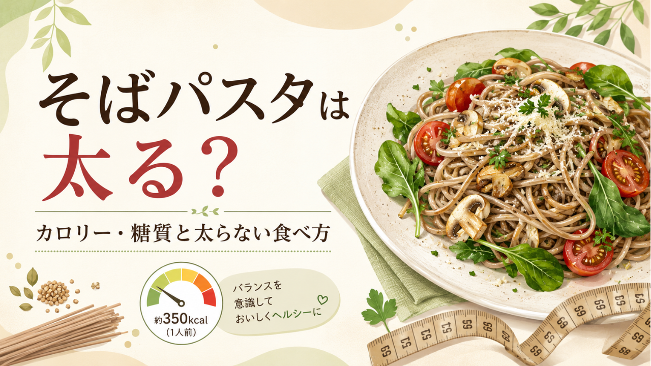 そばパスタは太る？カロリー・糖質とダイエット中の太らない食べ方